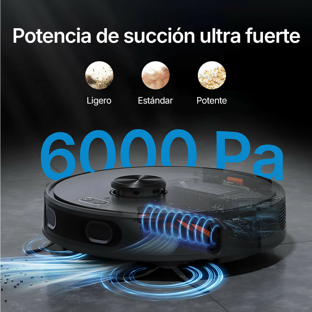Robot Aspirador V8 Pro – Limpieza automática con función de fregado, navegación inteligente y control mediante aplicación para una limpieza sin esfuerzo